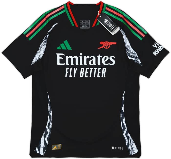 2024-25 Arsenal Authentic Away Shirt Odegaard #8 (L)