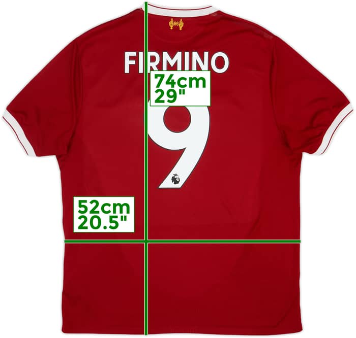 2017-18 Liverpool 125 Years Home Shirt Firmino #9 - 5/10 - (L)