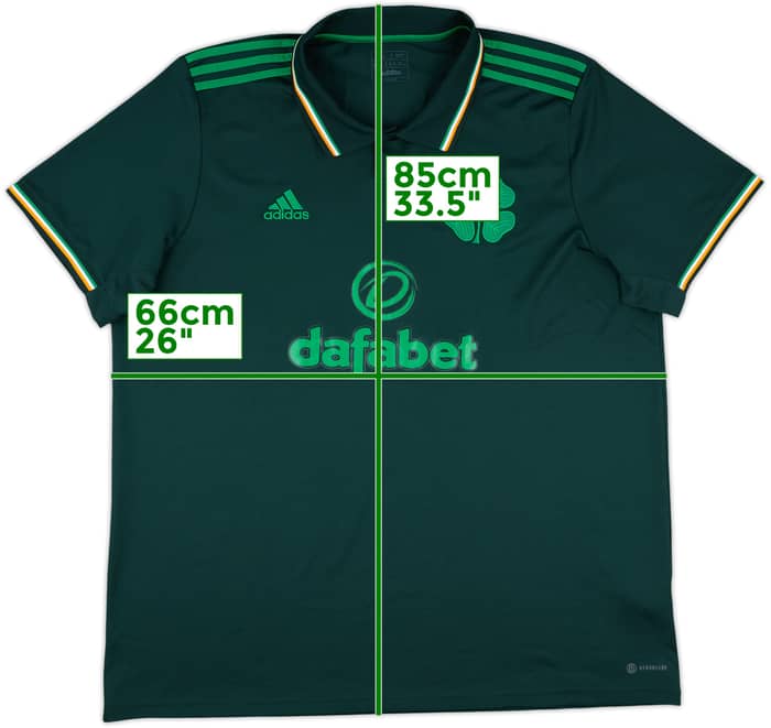 2022-23 Celtic Fourth Shirt - 9/10 - (XXL)