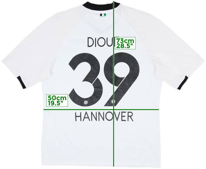 2012-13 Hannover 96 Third Shirt Diouf #39 - 6/10 - (L)