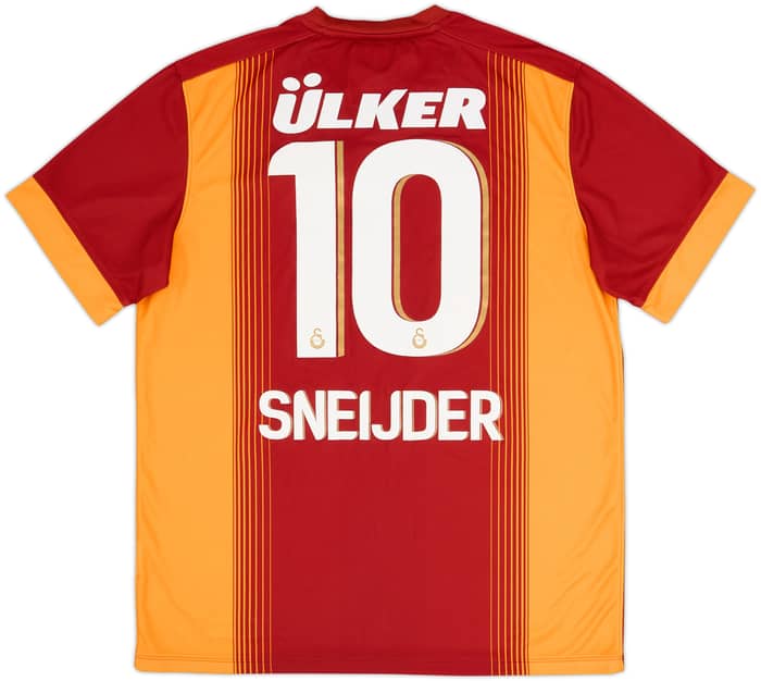 2014-15 Galatasaray Home Shirt Sneijder #10 - 8/10 - (L)