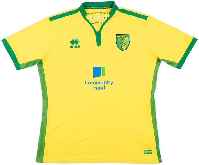 2016-17 Norwich Home Shirt - 8/10 - (XL)