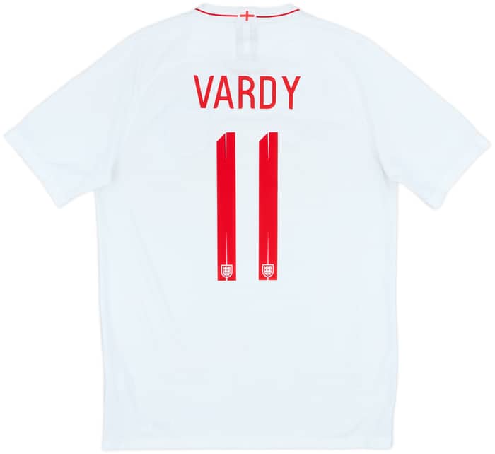 2018-19 England Home Shirt Vardy #11 - 7/10 - (M)