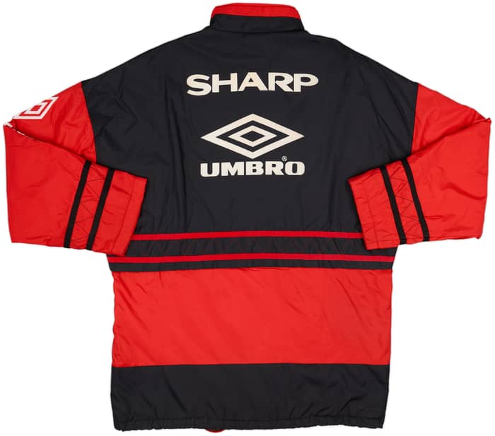 1994-95 Manchester United Umbro Padded Bench Coat - 7/10 - (L)