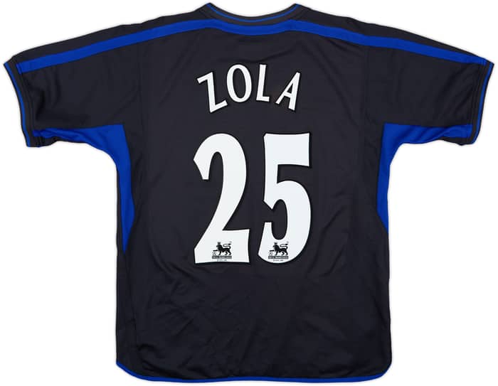 2002-04 Chelsea Away Shirt Zola #25 - 9/10 - (L)