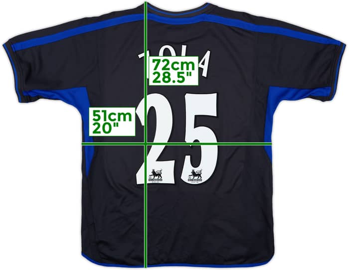 2002-04 Chelsea Away Shirt Zola #25 - 9/10 - (L)