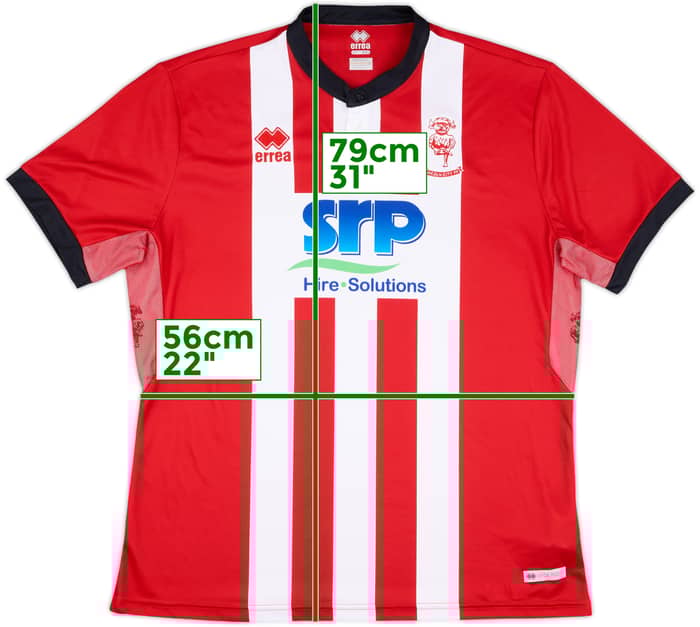 2019-20 Lincoln City Home Shirt - 8/10 - (XXL)
