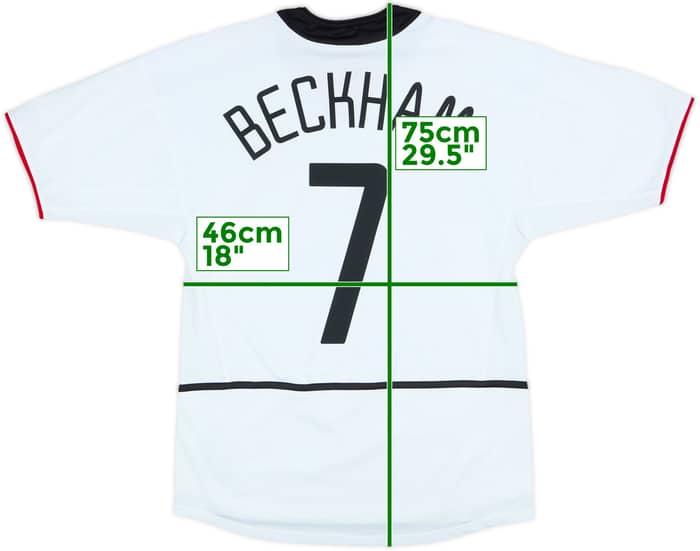 2002-03 Manchester United Away Shirt Beckham #7 - 5/10 - (S)