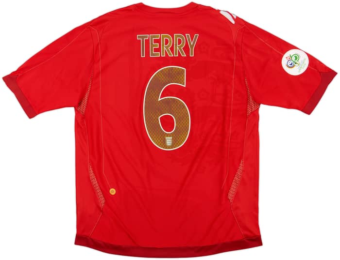 2006-08 England Away Shirt Terry #6 - 5/10 - (XL)
