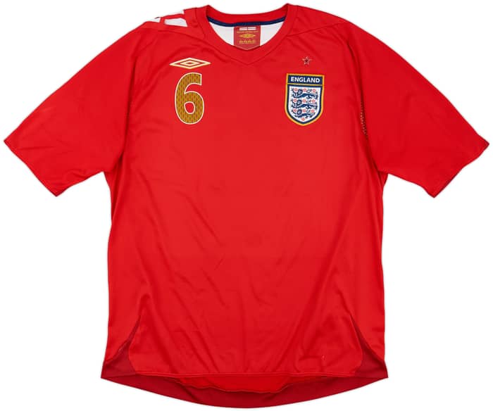 2006-08 England Away Shirt Terry #6 - 5/10 - (XL)