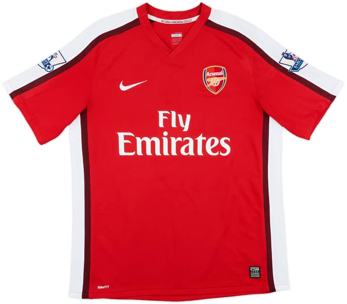 2008-10 Arsenal Home Shirt Eduardo #9 - 8/10 - (L)