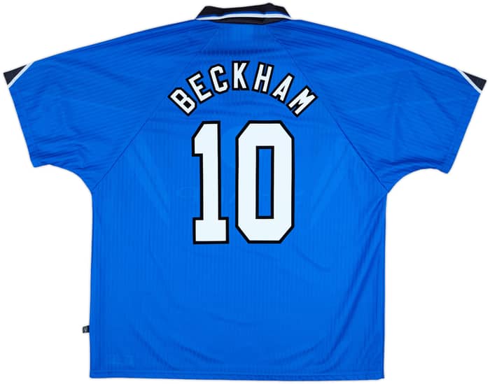 1996-98 Manchester United Third Shirt Beckham #10 - 8/10 - (XXL)