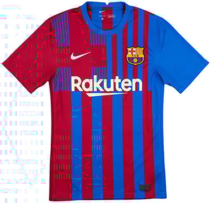 2021-22 Barcelona Home Shirt - 8/10 - (XS)