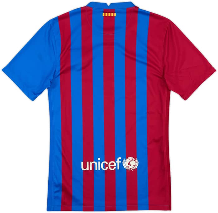 2021-22 Barcelona Home Shirt - 8/10 - (XS)