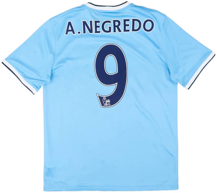 2013-14 Manchester City Home Shirt A.Negredo #9 - 8/10 - (L)
