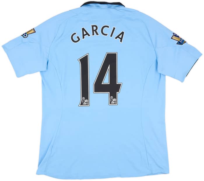 2012-13 Manchester City Home Shirt Garcia #14 - 9/10 - (L)