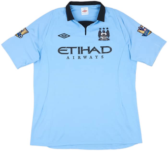 2012-13 Manchester City Home Shirt Garcia #14 - 9/10 - (L)