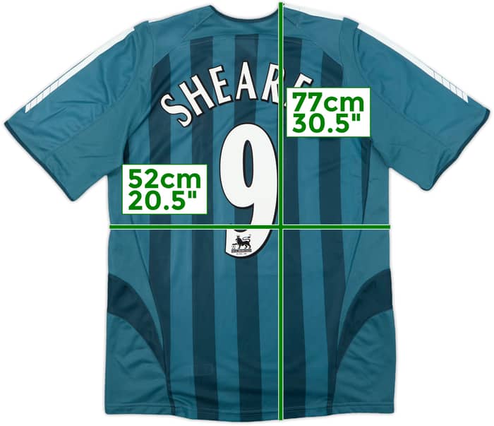 2005-06 Newcastle Away Shirt Shearer #9 - 8/10 - (M)