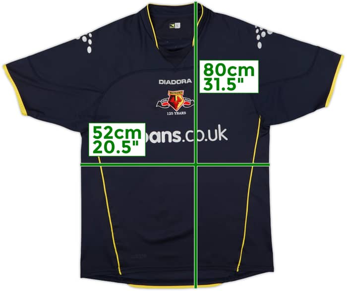 2006-07 Watford Away Shirt Young #15 - 8/10 - (L)