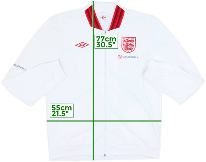 2011-12 England Umbro Track Jacket - 8/10 - (L)