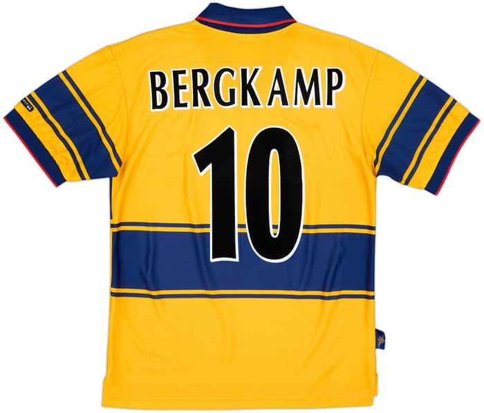 1997-99 Arsenal Away Shirt Bergkamp #10 - 9/10 - (S)