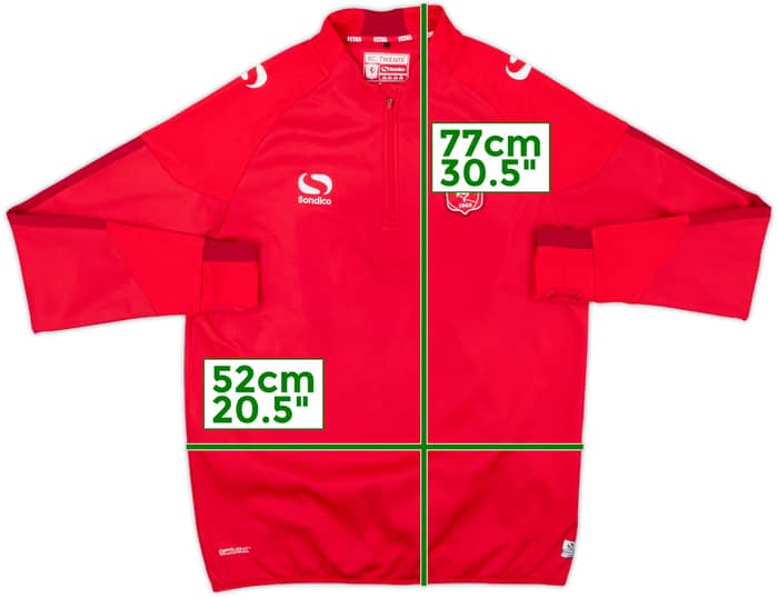 2017-18 FC Twente Sondico 1/4 Zip Drill Top - 9/10 - (L)