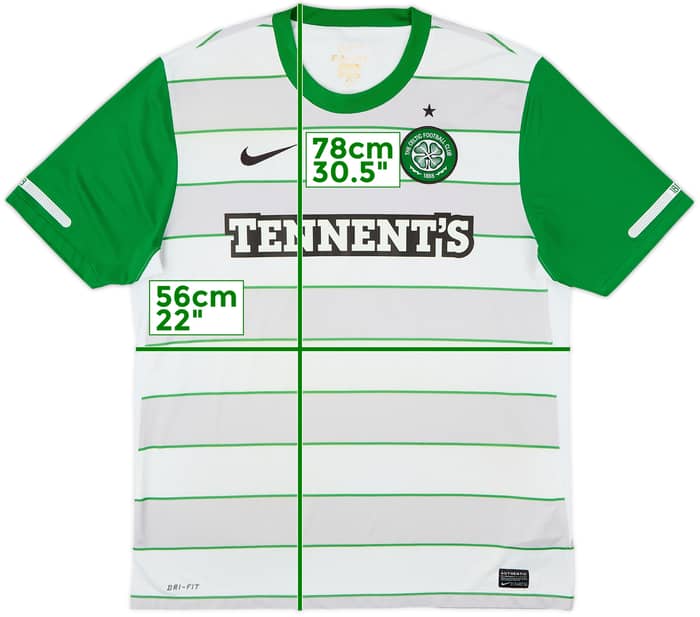 2011-12 Celtic Away Shirt - 7/10 - (L)