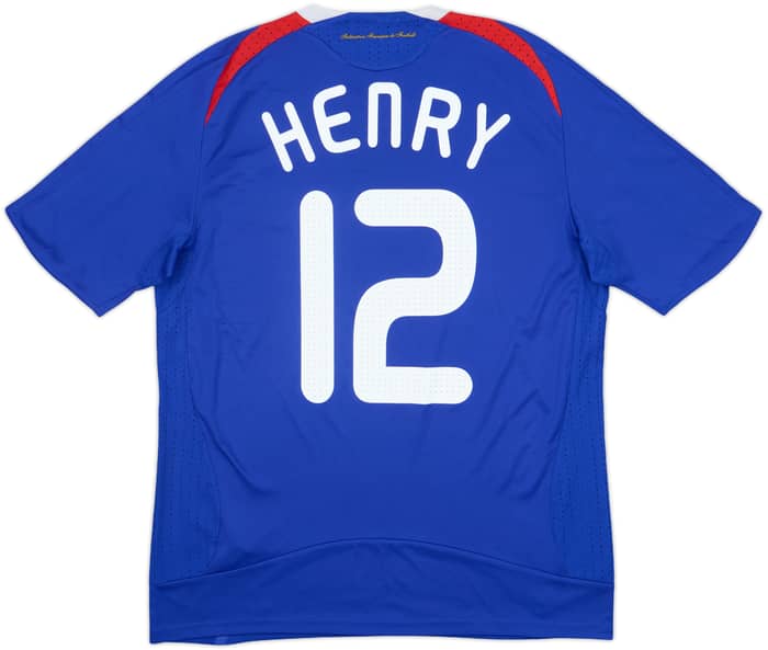 2007-08 France Home Shirt Henry #12 - 7/10 - (L)
