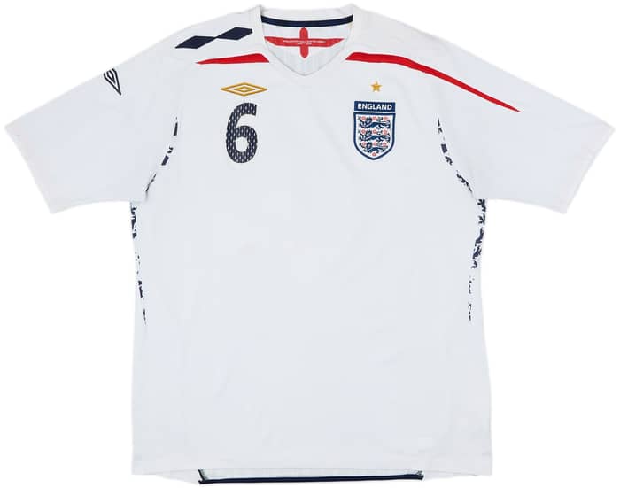 2007-09 England Home Shirt Terry #6 - 4/10 - (XL)