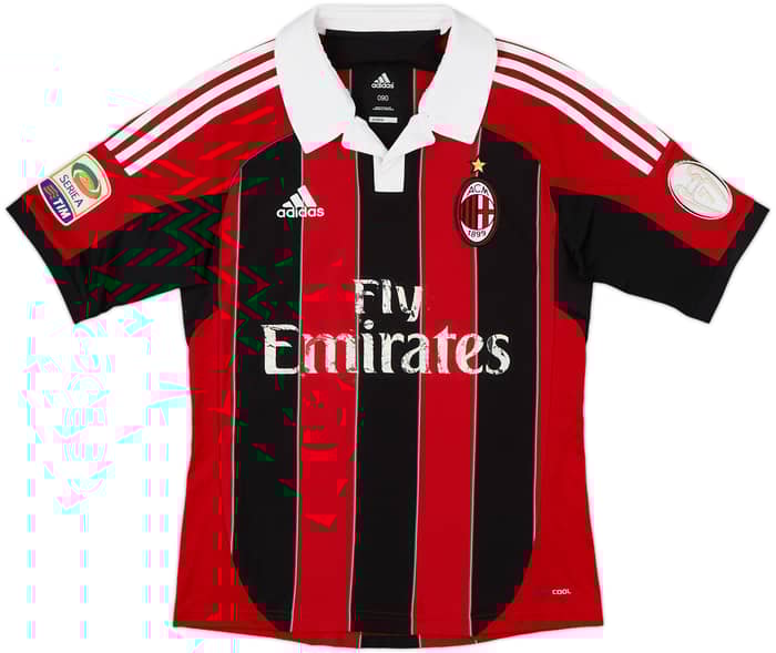 2012-13 AC Milan Home Shirt Balotelli #45 - 4/10 - (S)