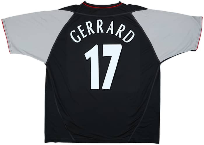 2002-04 Liverpool Away Shirt Gerrard #17 - 7/10 - (XL)