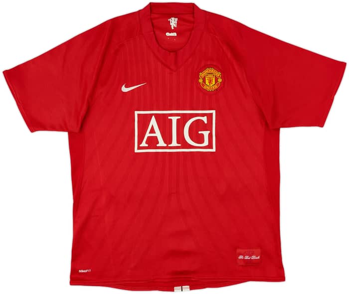 2007-09 Manchester United Home Shirt Ronaldo #7 - 6/10 - (L)
