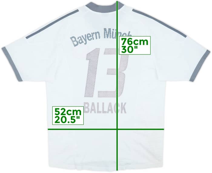 2002-03 Bayern Munich Away Shirt Ballack #13 - 4/10 - (M)