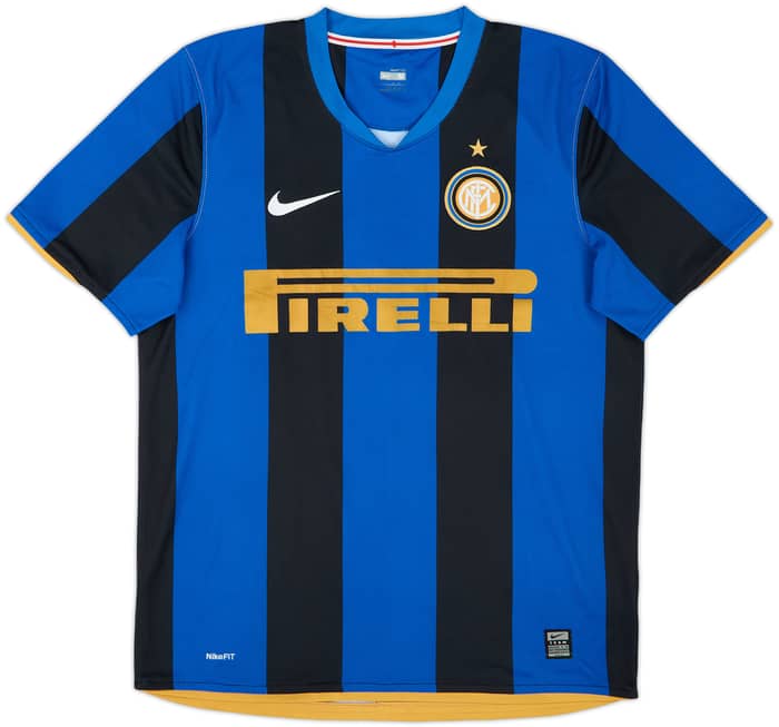 2008-09 Inter Milan Home Shirt #4 - 6/10 - (M)