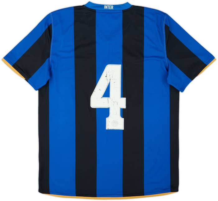 2008-09 Inter Milan Home Shirt #4 - 6/10 - (M)