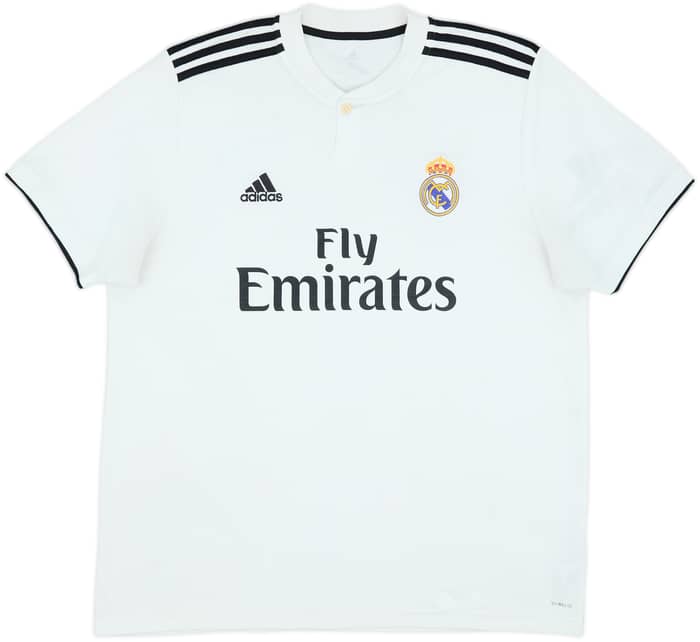 2018-19 Real Madrid Home Shirt - 5/10 - (XL)