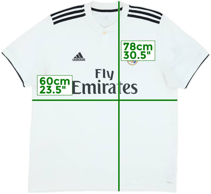 2018-19 Real Madrid Home Shirt - 5/10 - (XL)