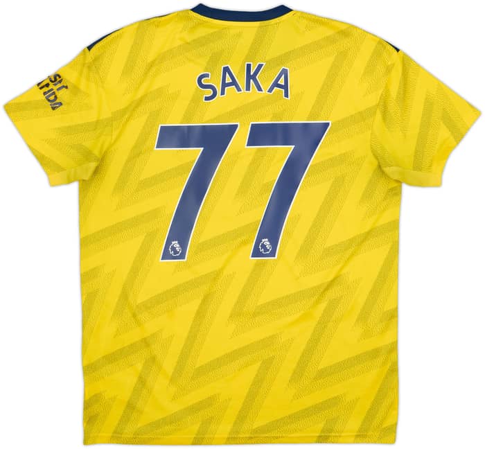 2019-20 Arsenal Away Shirt Saka #77 - 5/10 - (L)