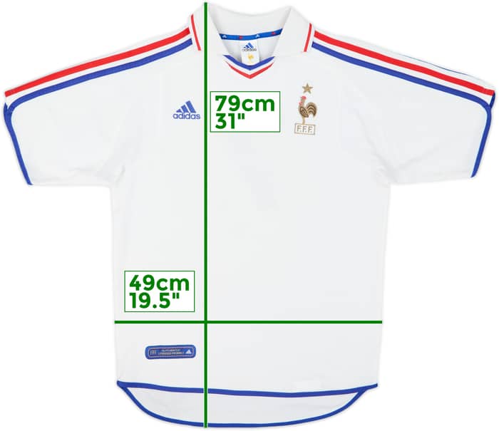 2000-02 France Away Shirt #7 - 5/10 - (S)