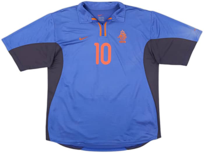 2000-02 Netherlands Away Shirt Bergkamp #10 - 6/10 - (L)