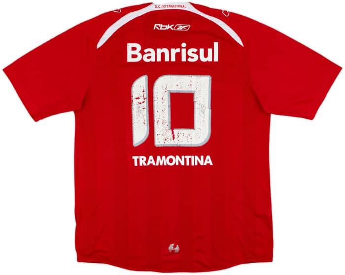 2008-09 Internacional Home Shirt #10 - 4/10 - (L)