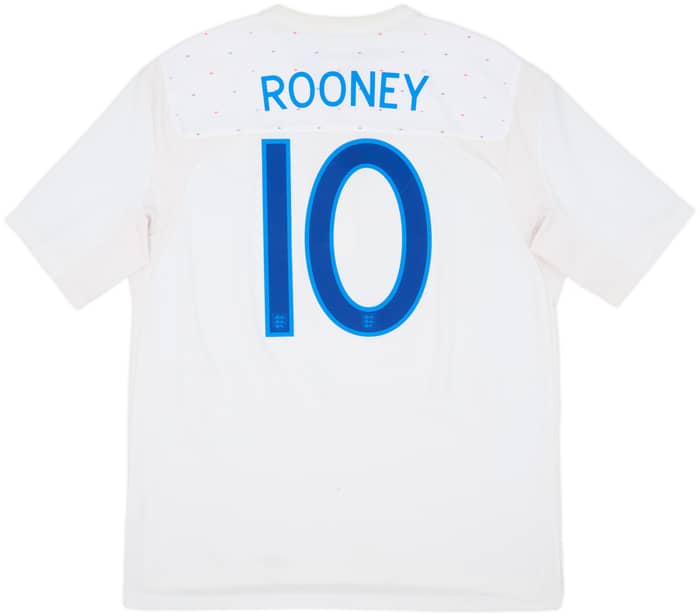 2010-11 England Home Shirt Rooney #10 - 8/10 - (L)