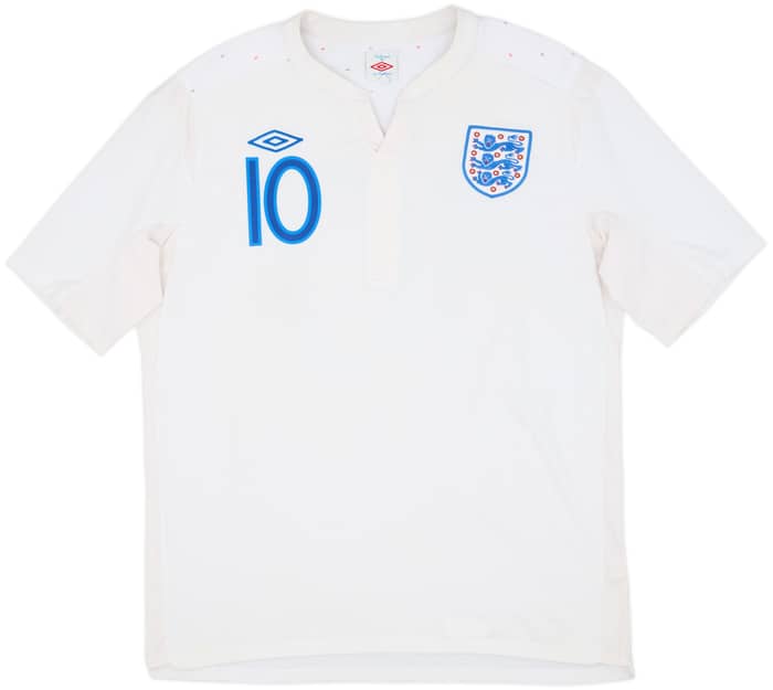 2010-11 England Home Shirt Rooney #10 - 8/10 - (L)