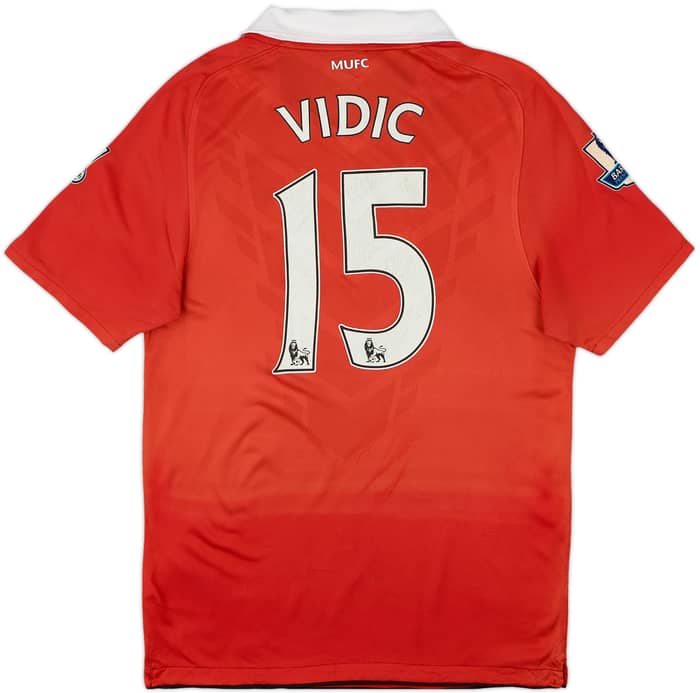2010-11 Manchester United Home Shirt Vidic #15 - 5/10 - (S)