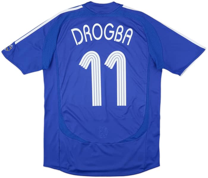 2006-08 Chelsea Home Shirt Drogba #11 - 6/10 - (M)