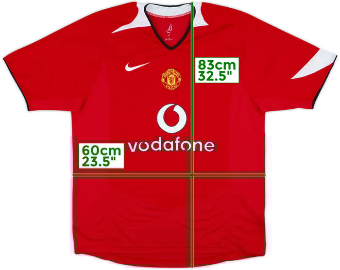 2004-06 Manchester United Home Shirt v. Nistelrooy #10 - 4/10 - (M)