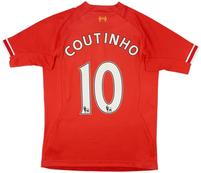 2013-14 Liverpool Home Shirt Coutinho #10 - 6/10 - (S)