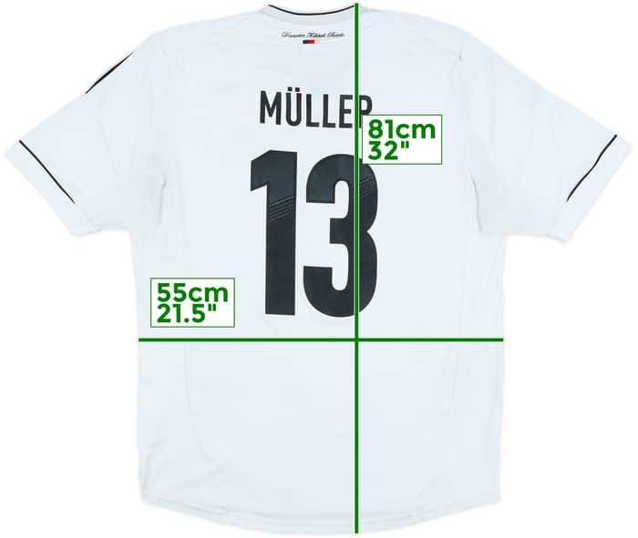 2012-13 Germany Home Shirt Muller #13 - 5/10 - (XL)