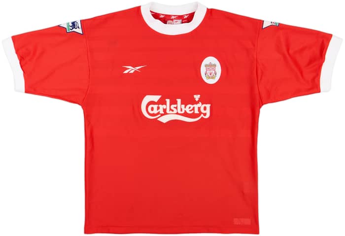 1998-00 Liverpool Home Shirt Berger #15 - 6/10 - (L)