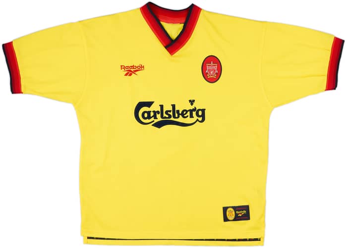 1997-99 Liverpool Away Shirt Fowler #9 - 8/10 - (XL)